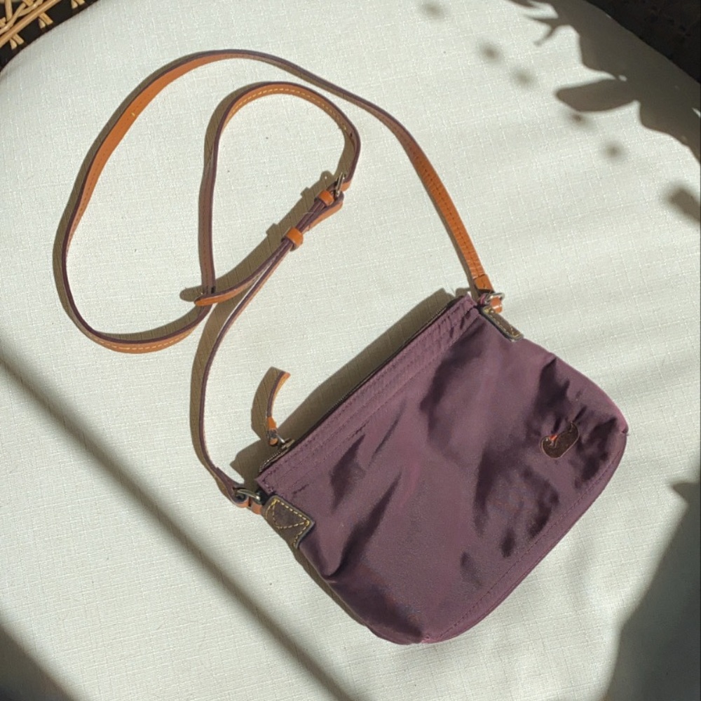 Dooney & Bourke Small Maroon Crossbody Nylon Purse